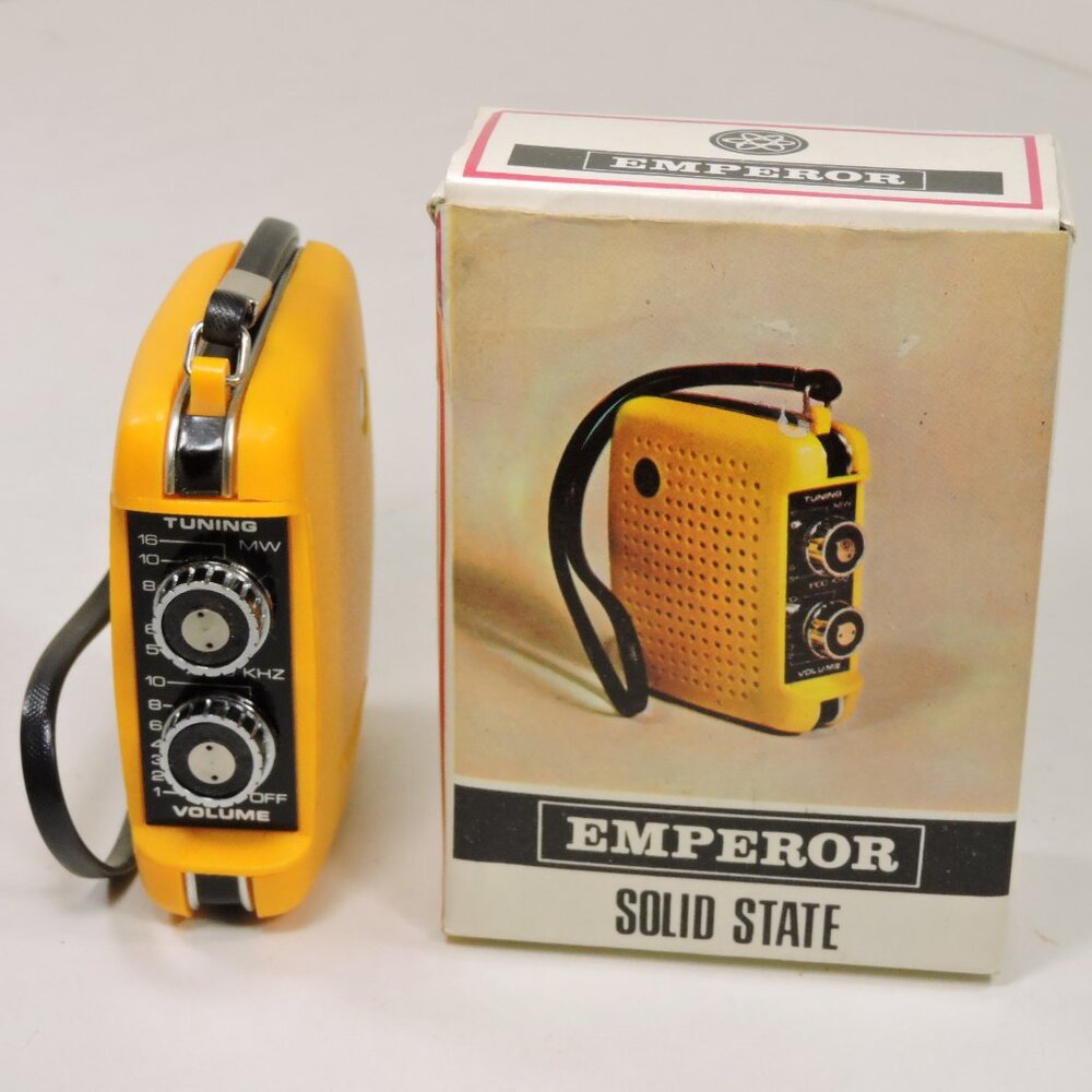 Emperor Micro Transistor Radio Working - With Strap, Box, Earphone & Manual